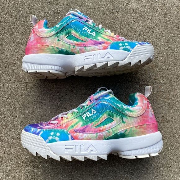 Fila Shoes - Fila Disruptor II Tie Dye Sneakers Size 7.5